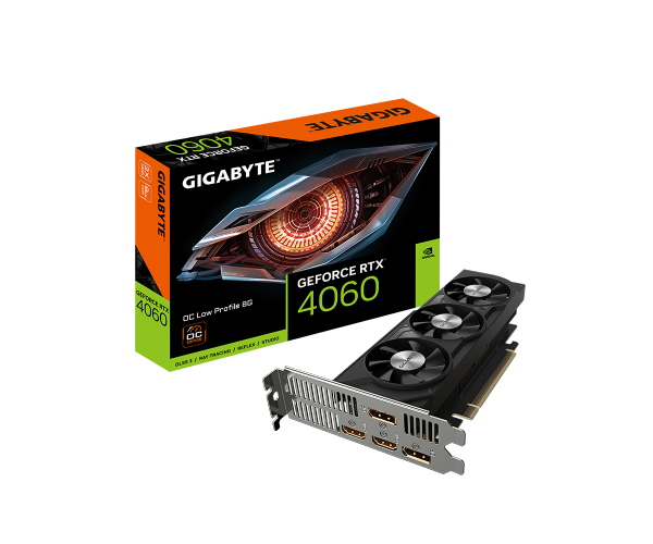 כרטיס מסך Gigabyte GeForce RTX 4060 8GB OC Low Profile