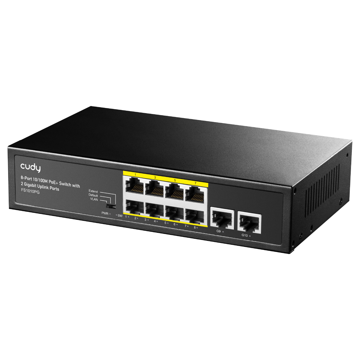 מתג Cudy 8-Port POE + 2-Port Uplink 120W