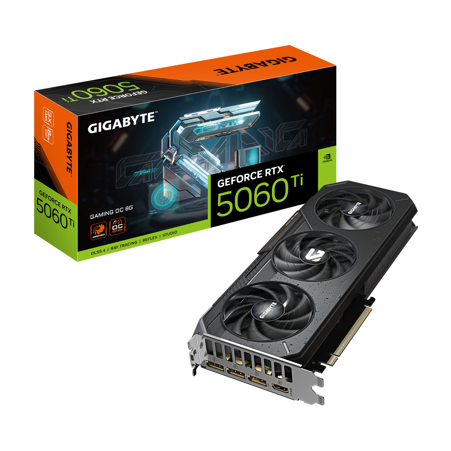 כרטיס מסך Gigabyte GeForce RTX 5060 Ti 8GB Gaming OC