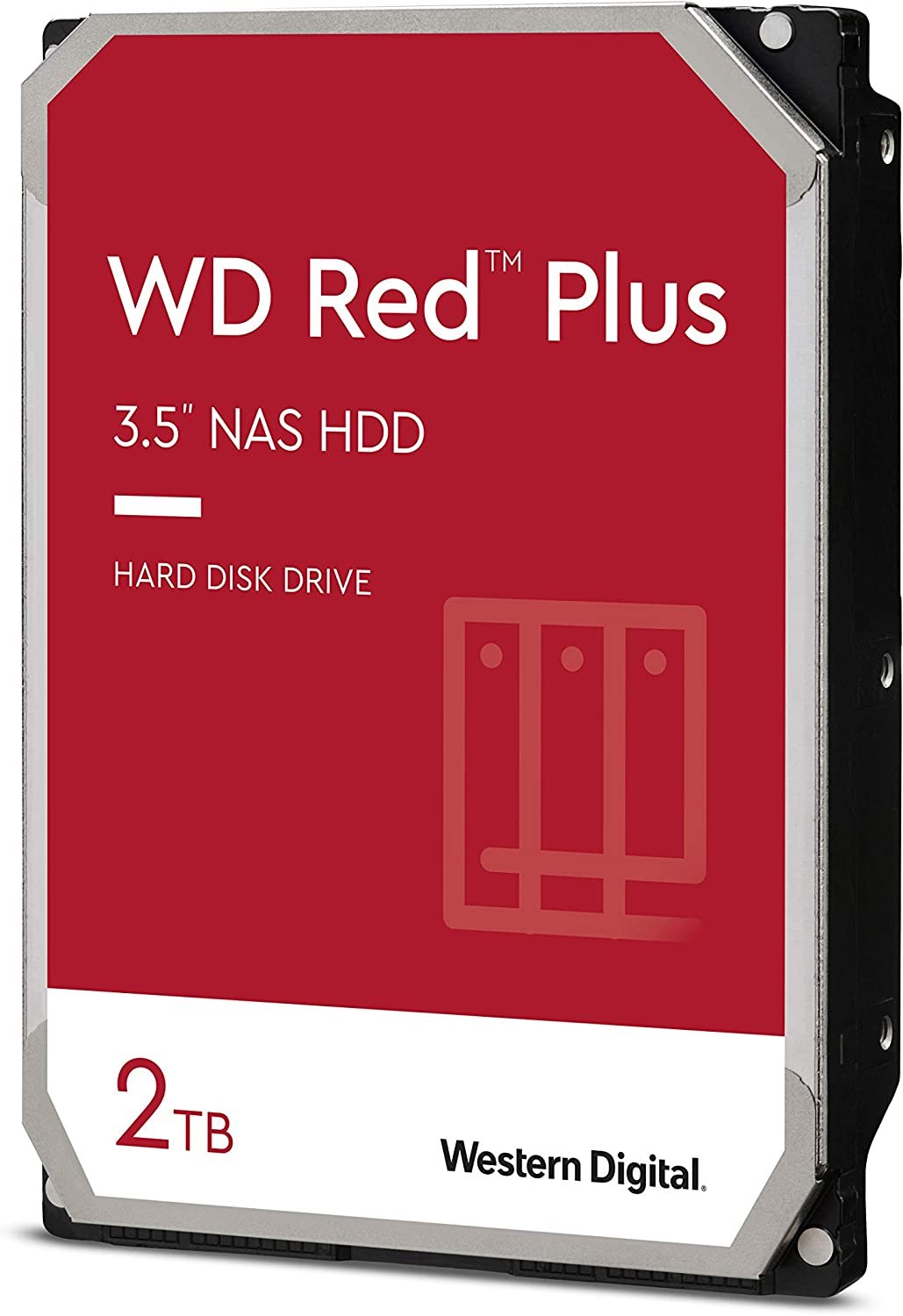דיסק קשיח WesternDigital 2TB Red Plus NAS 5400 RPM