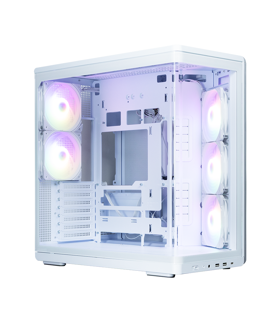 מארז לבן Zalman P60 RGB White