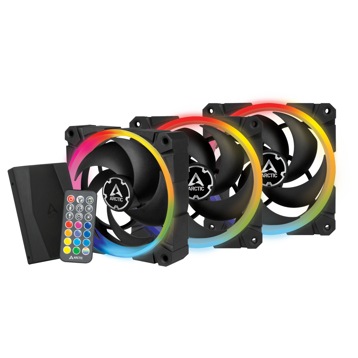 ערכת מאווררים למארז Arctic Bionix P120 A-RGB 3x Fans 120mm