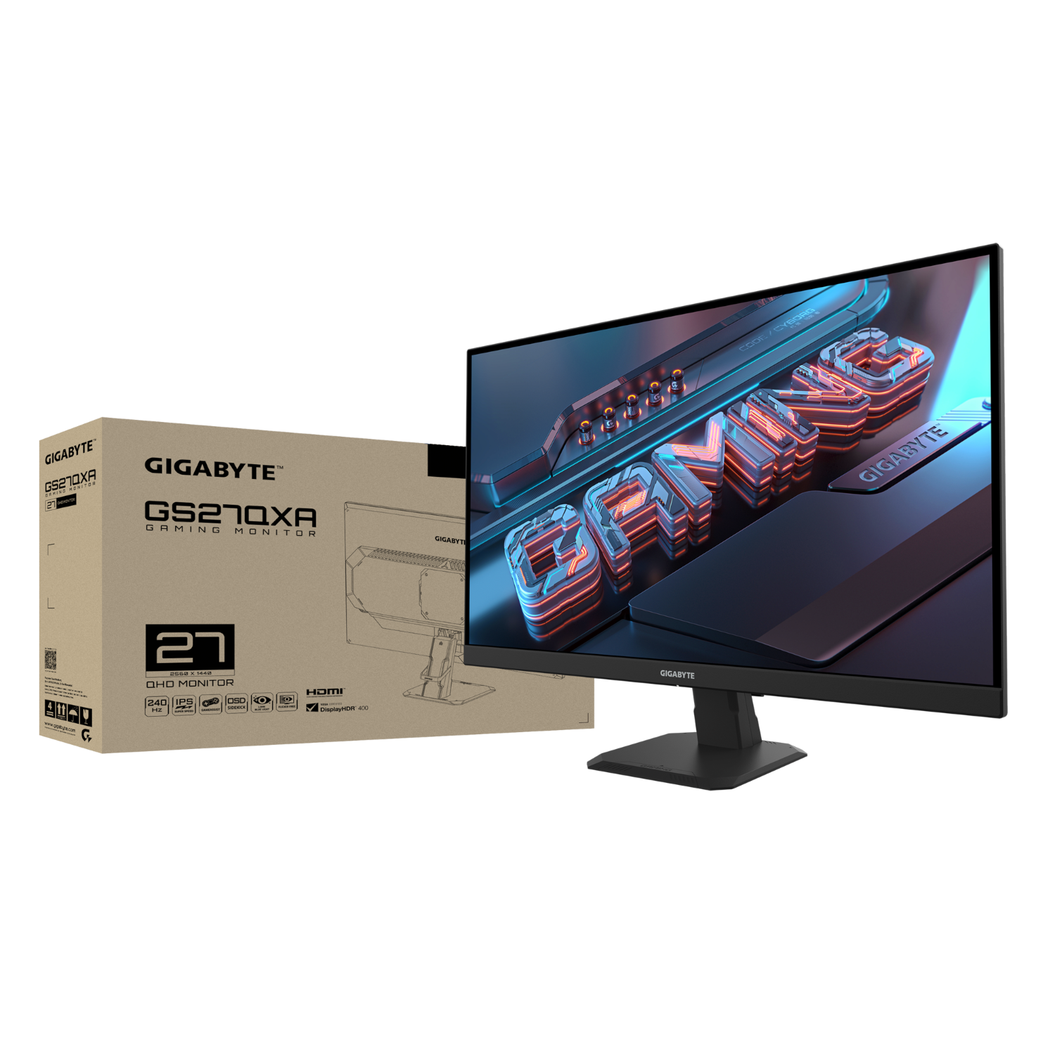 Gigabyte GS27QXA 27" IPS 2K QHD 240Hz 1ms