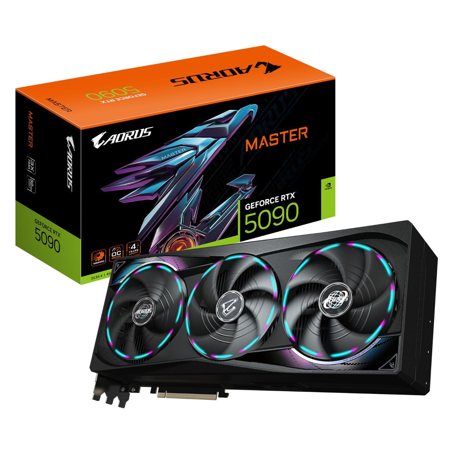 כרטיס מסך Gigabyte AORUS GeForce RTX 5090 Master 32G