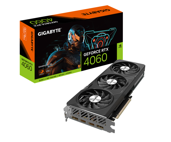 כרטיס מסך Gigabyte GeForce RTX 4060 8GB Gaming