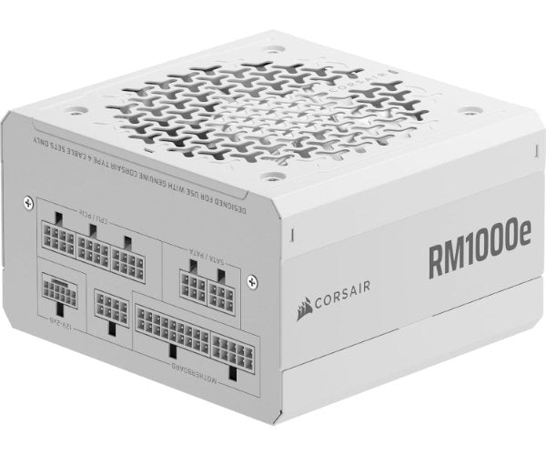 ספק כוח לבן Corsair RM1000e 1000W Gold Fully modular White
