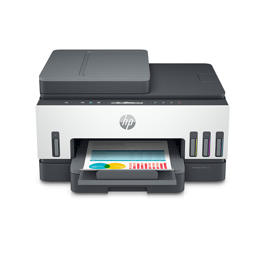 מדפסת הזרקת דיו HP Smart Tank 750 AIO