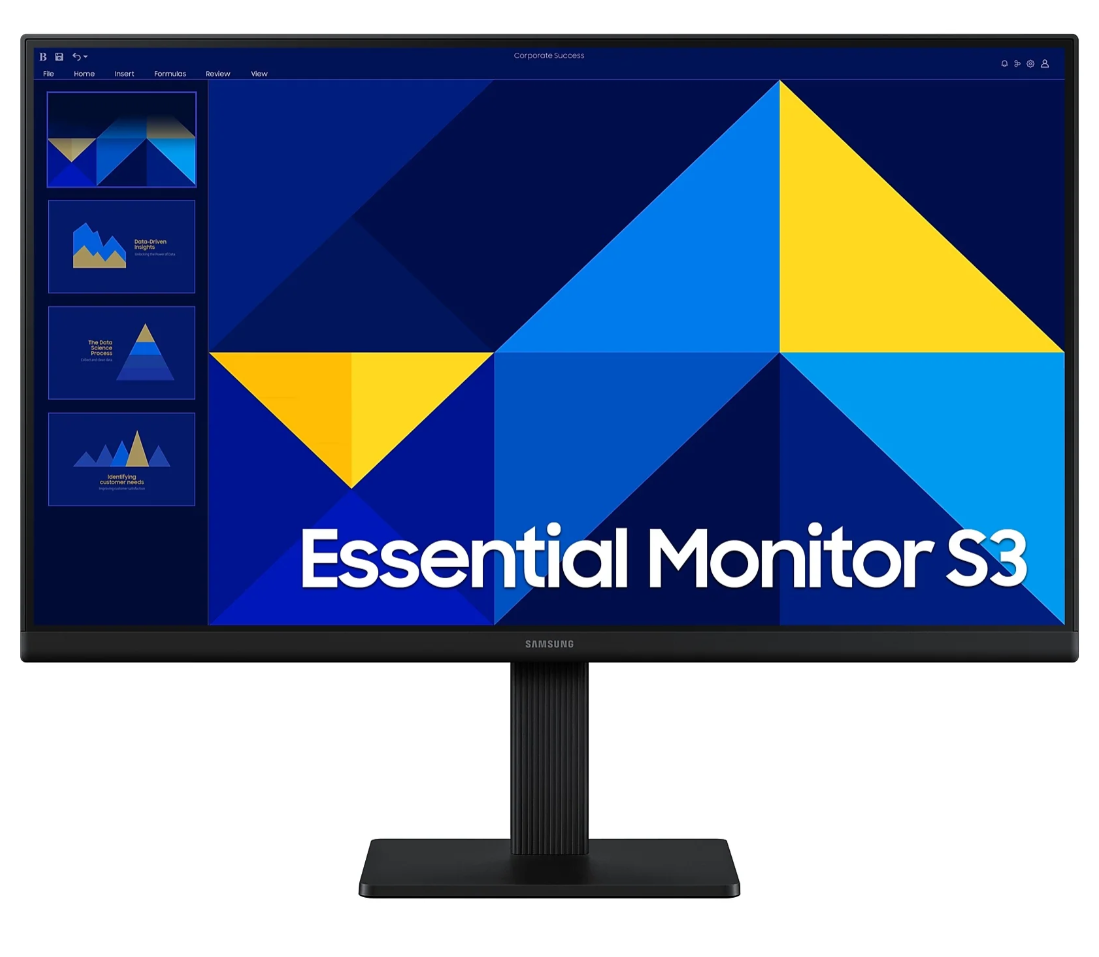 מסך Samsung S24D300GAM 24'' IPS FHD 100Hz 3Y