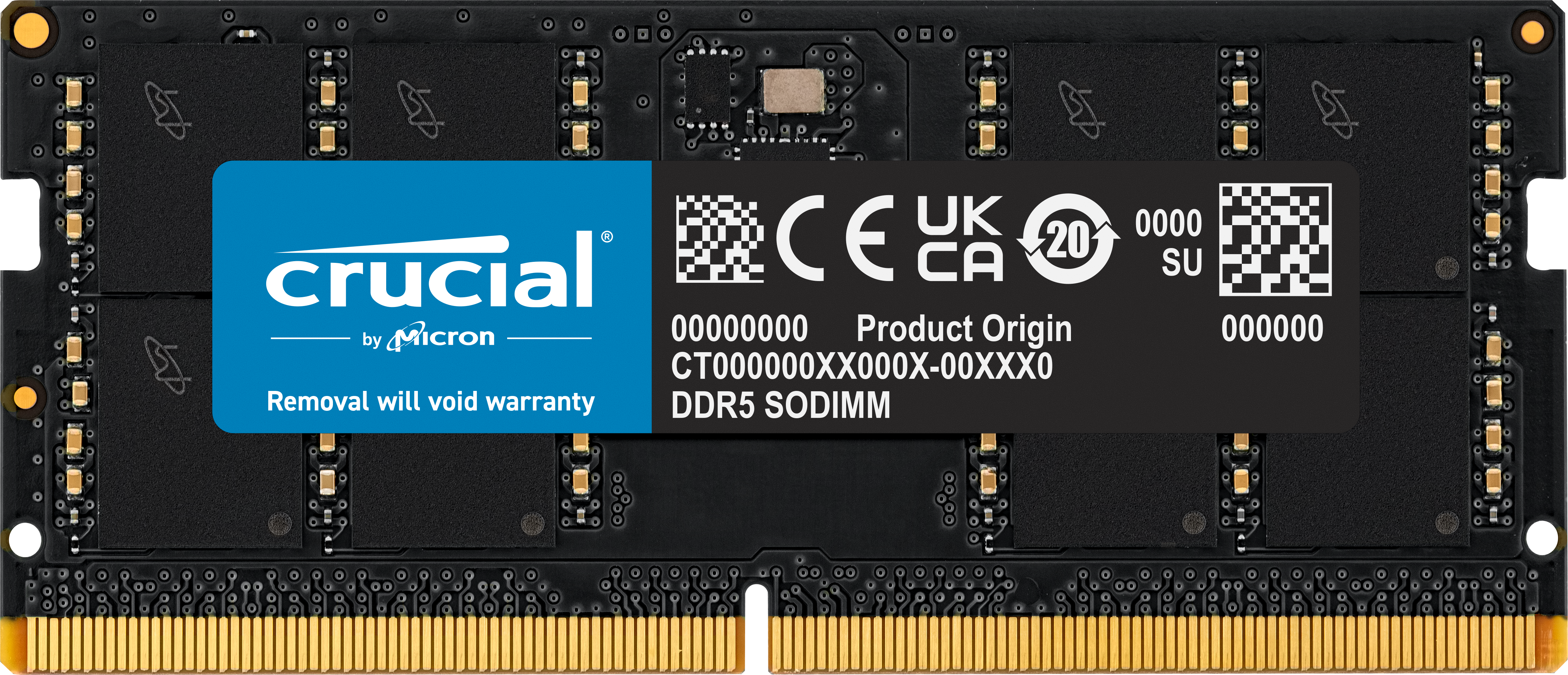 זיכרון לנייד Crucial SO-DIMM 32GB DDR5 4800Mhz