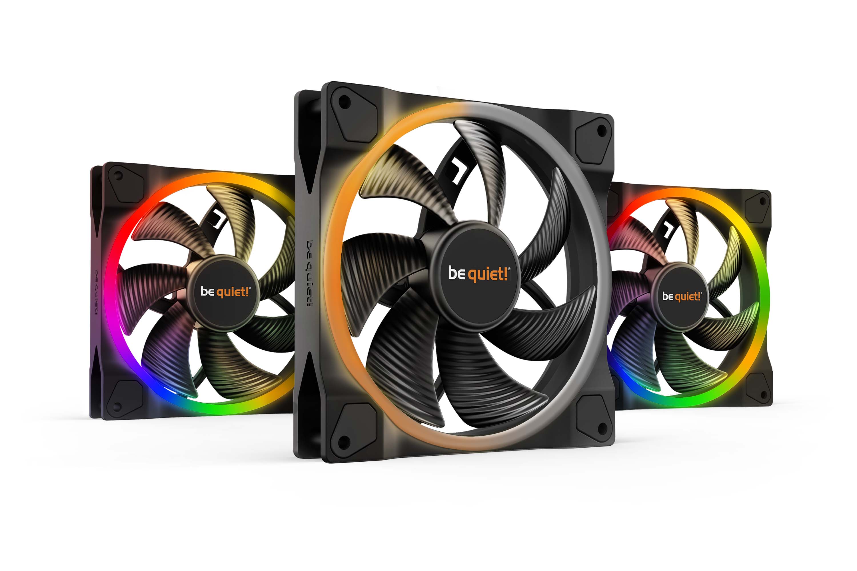 ערכת מאווררים למארז Be Quiet! Light Wings PWM 3x Fans 140mm