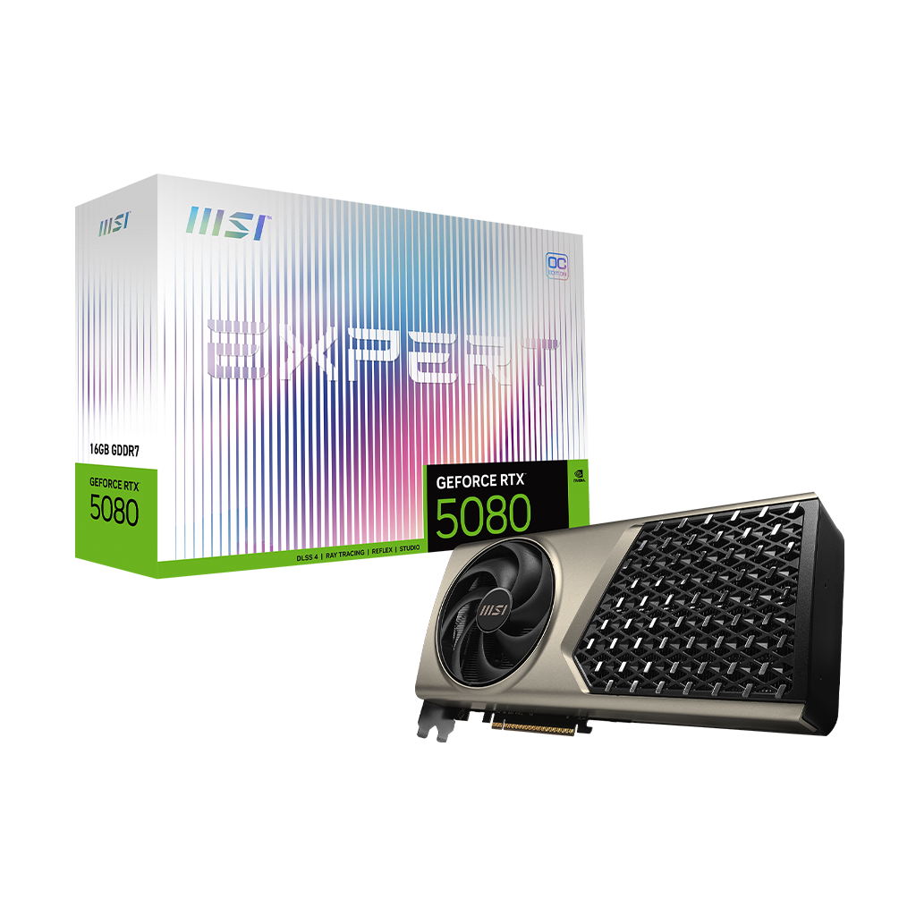 כרטיס מסך MSI GeForce RTX 5080 16G Expert OC