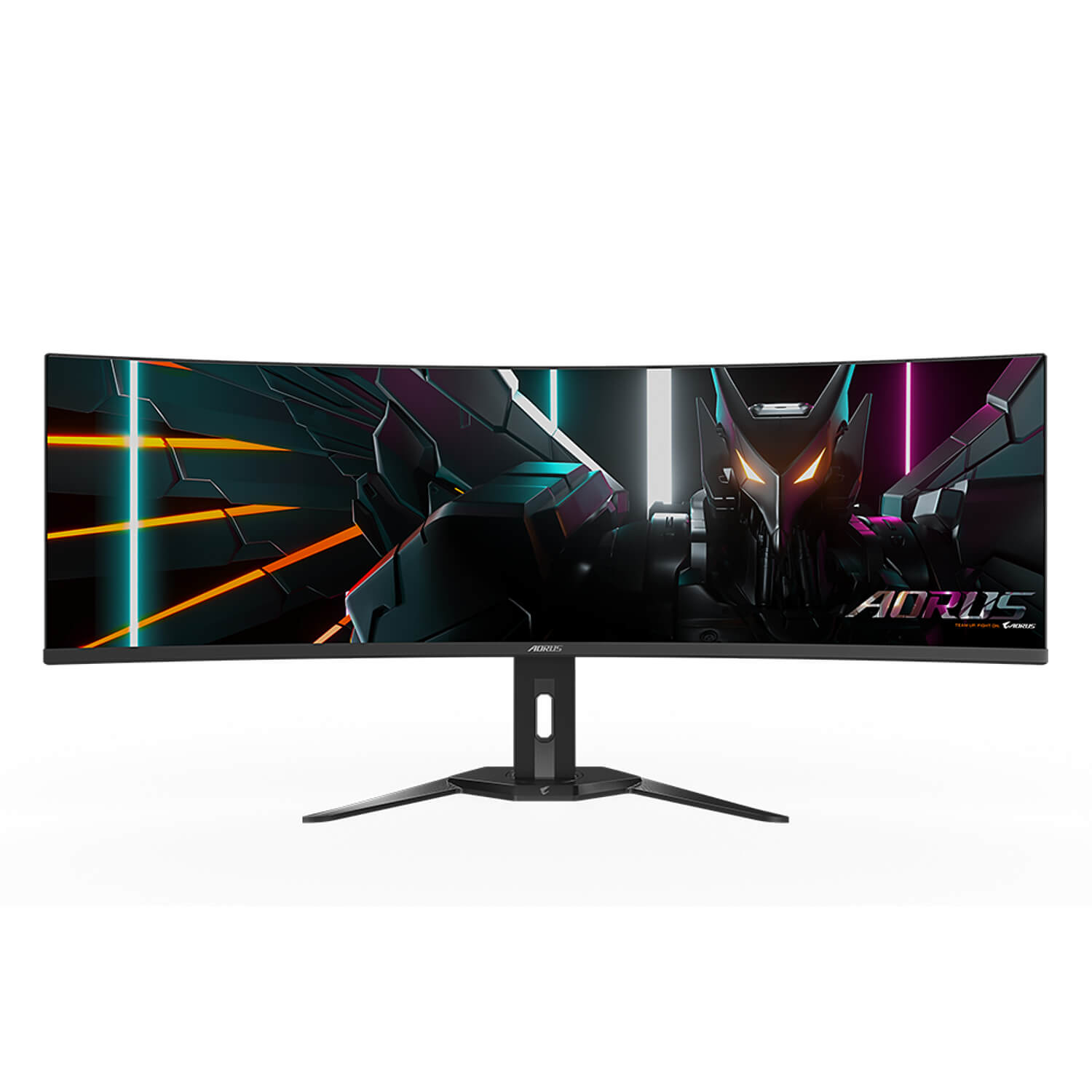 מסך גיימינג קעור Gigabyte AORUS 49" OLED Ultra-Wide 5K UHD 144Hz 0.03ms