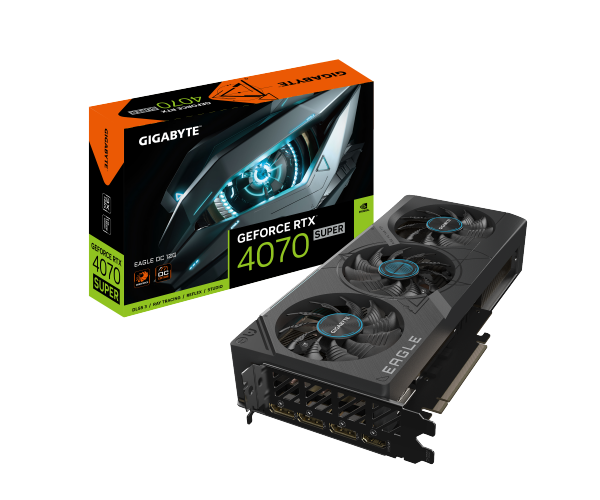 כרטיס מסך Gigabyte GeForce RTX 4070 12GB SUPER EAGLE OC