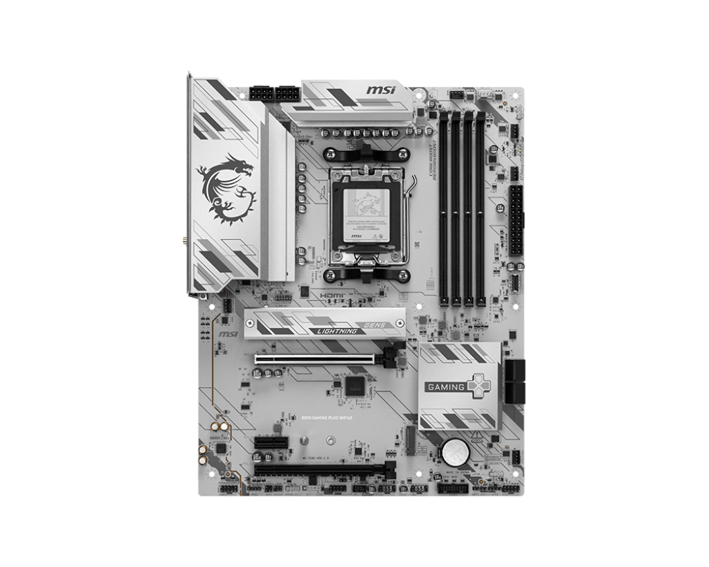 לוח אם לבן MSI B850 GAMING PLUS WI-FI