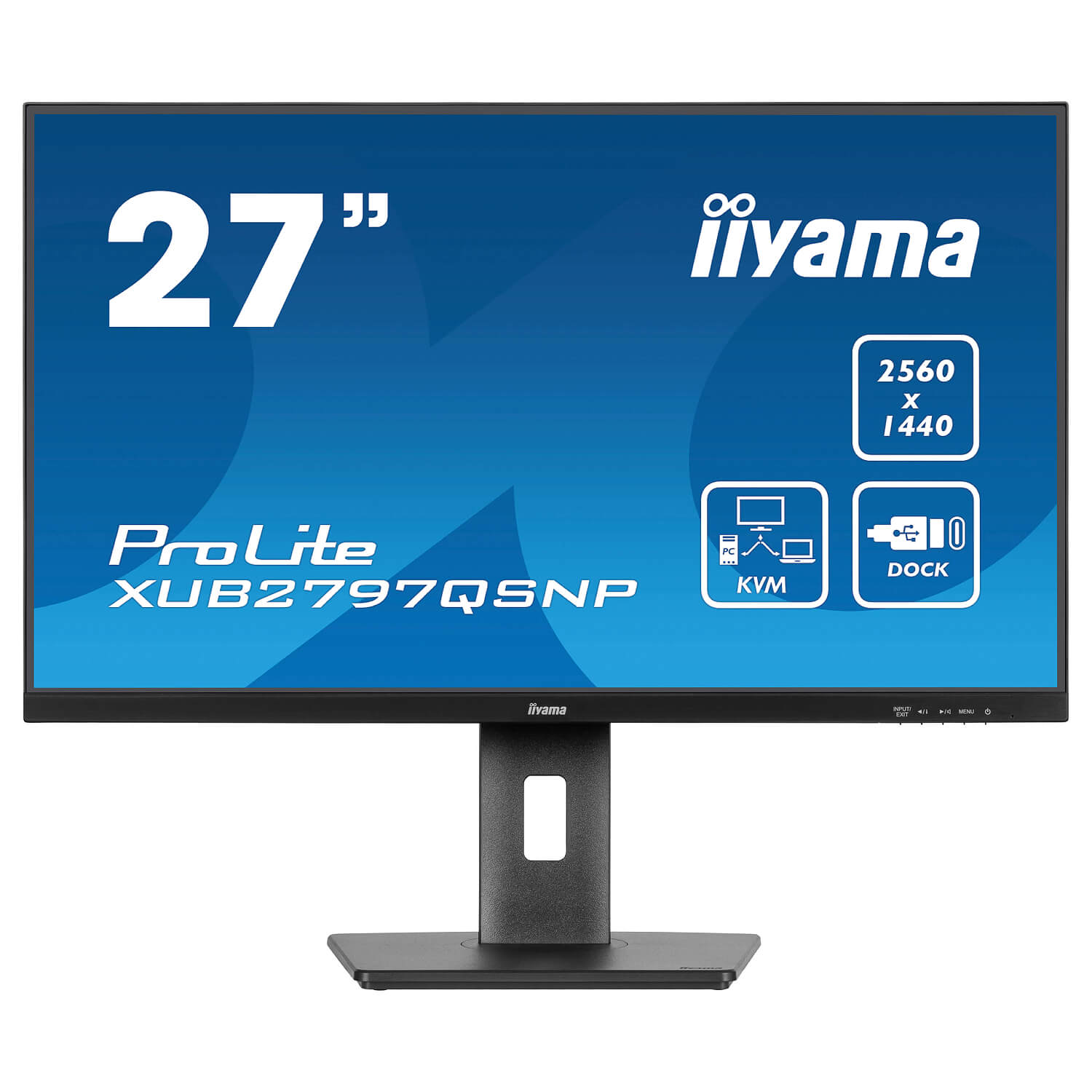 מסך IIYAMA 27" ProLite IPS WQHD 100Hz 1ms