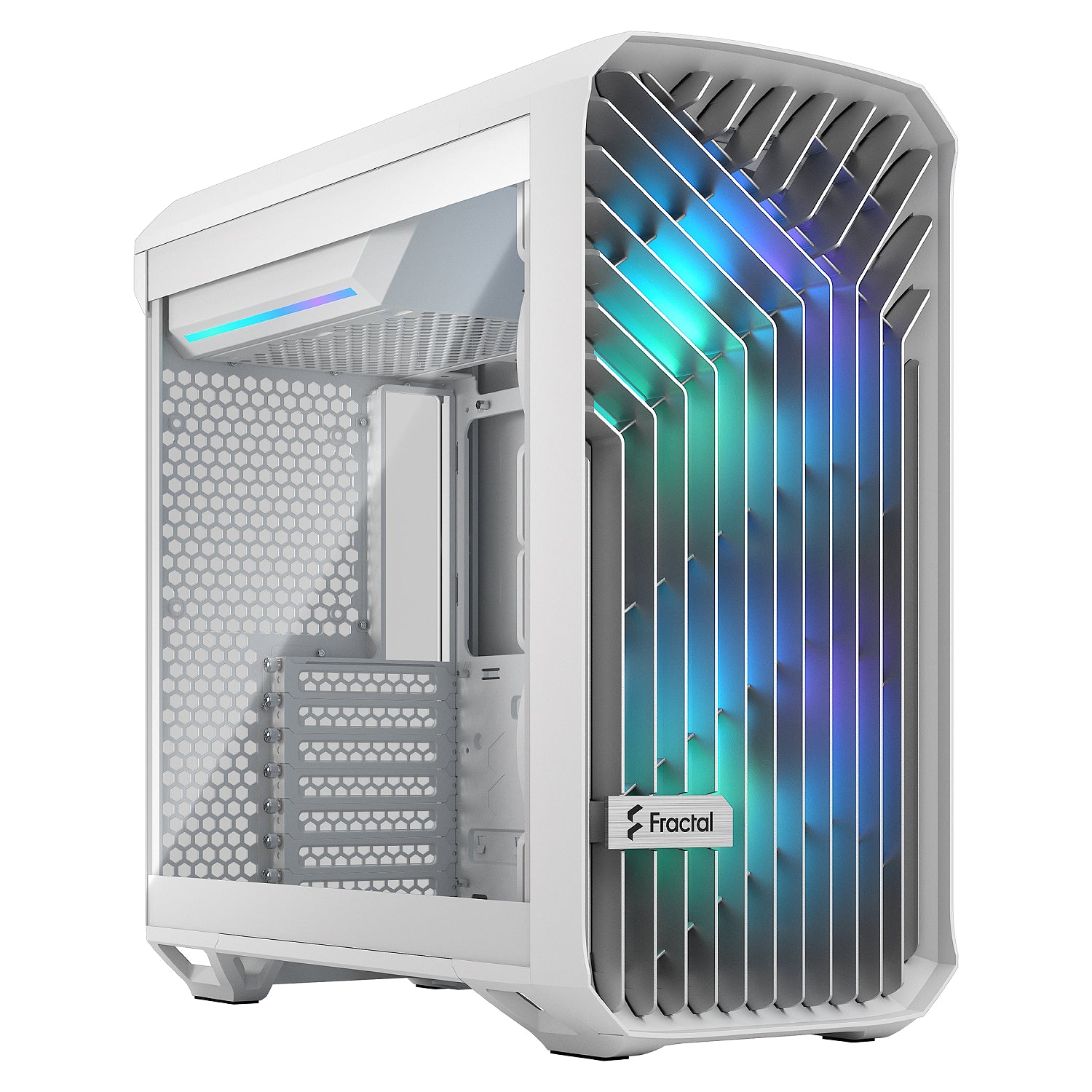 מארז לבן Fractal Design Torrent Compact RGB White Clear