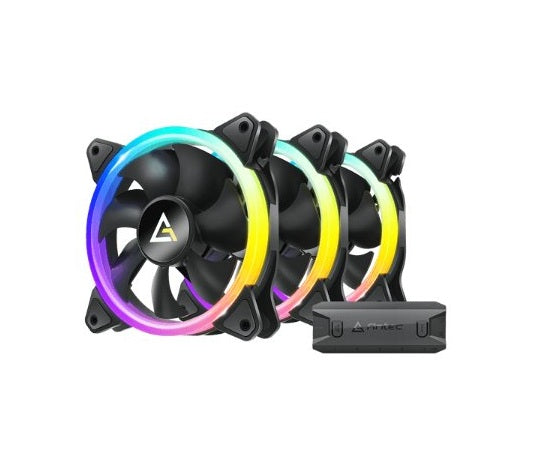 ערכת שלושה מאווררים למארז Antec Neon 120 ARGB 3X Fans