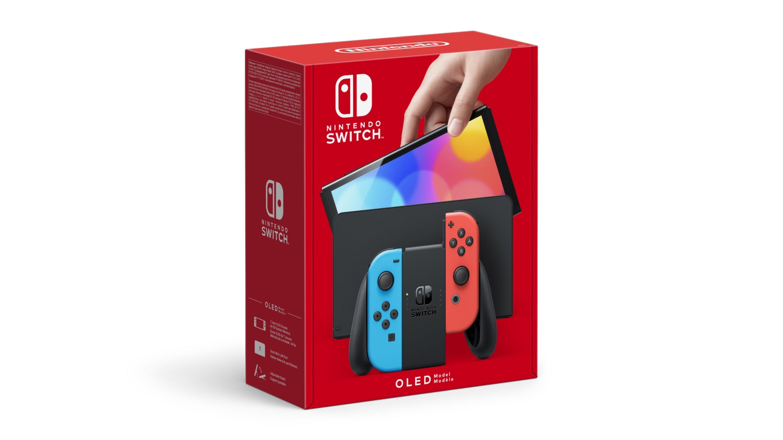 קונסולה ניידת Nintendo Switch OLED Blue & Red