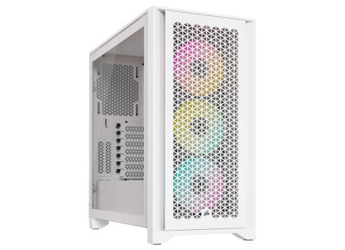 מארז בצבע לבן Corsair 4000D RGB Airflow