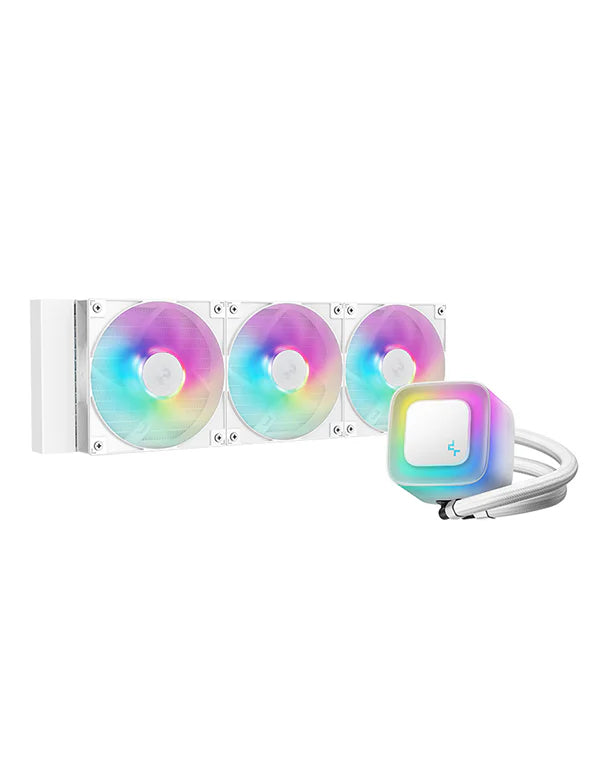 קירור נוזלי לבן DeepCool LE360 V2 ARGB 360mm