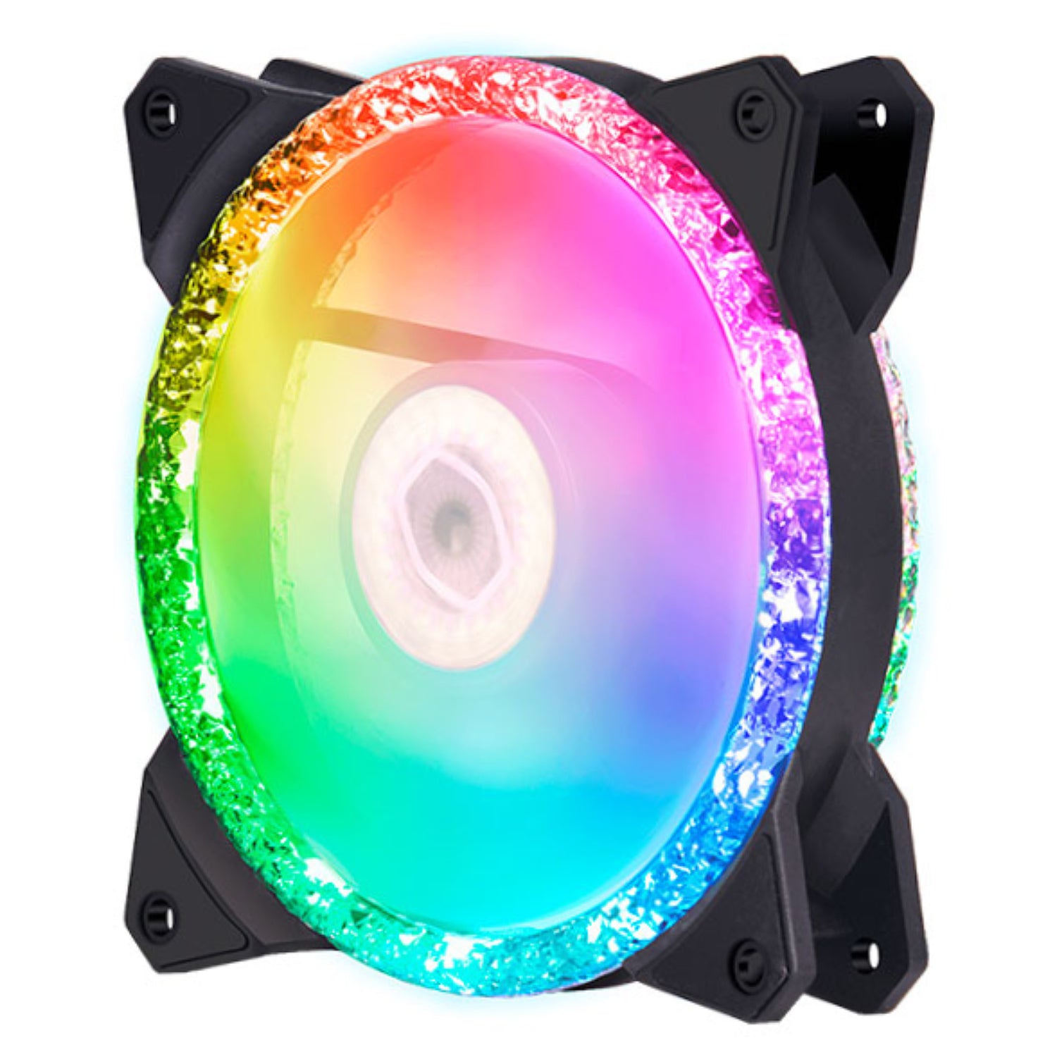 מאוורר למארז CoolerMaster MasterFan MF120 Prismatic 120mm