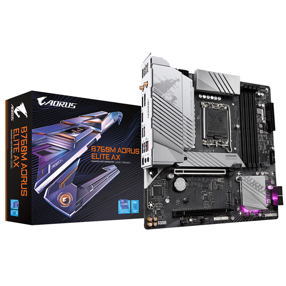 לוח אם Gigabyte B760M AORUS ELITE AX DDR5