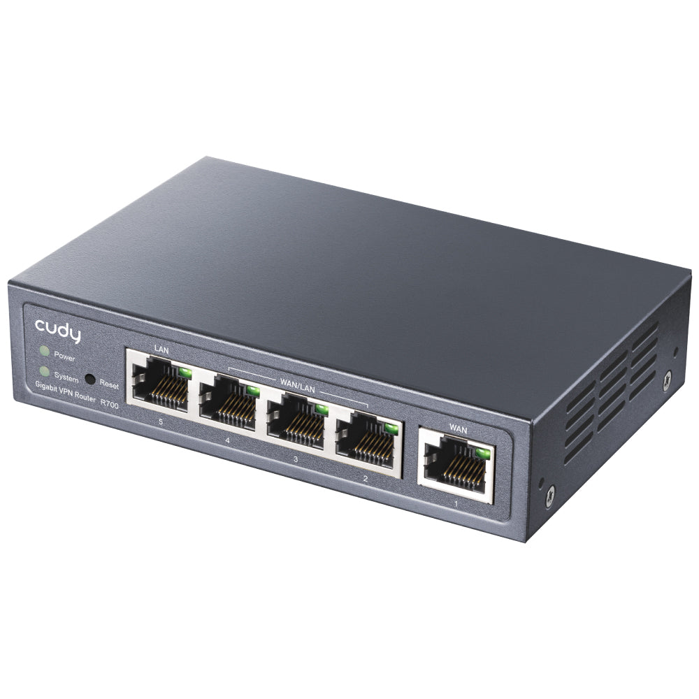 ראוטר מאובטח Cudy 5-Port 1Gbit Multi-WAN VPN