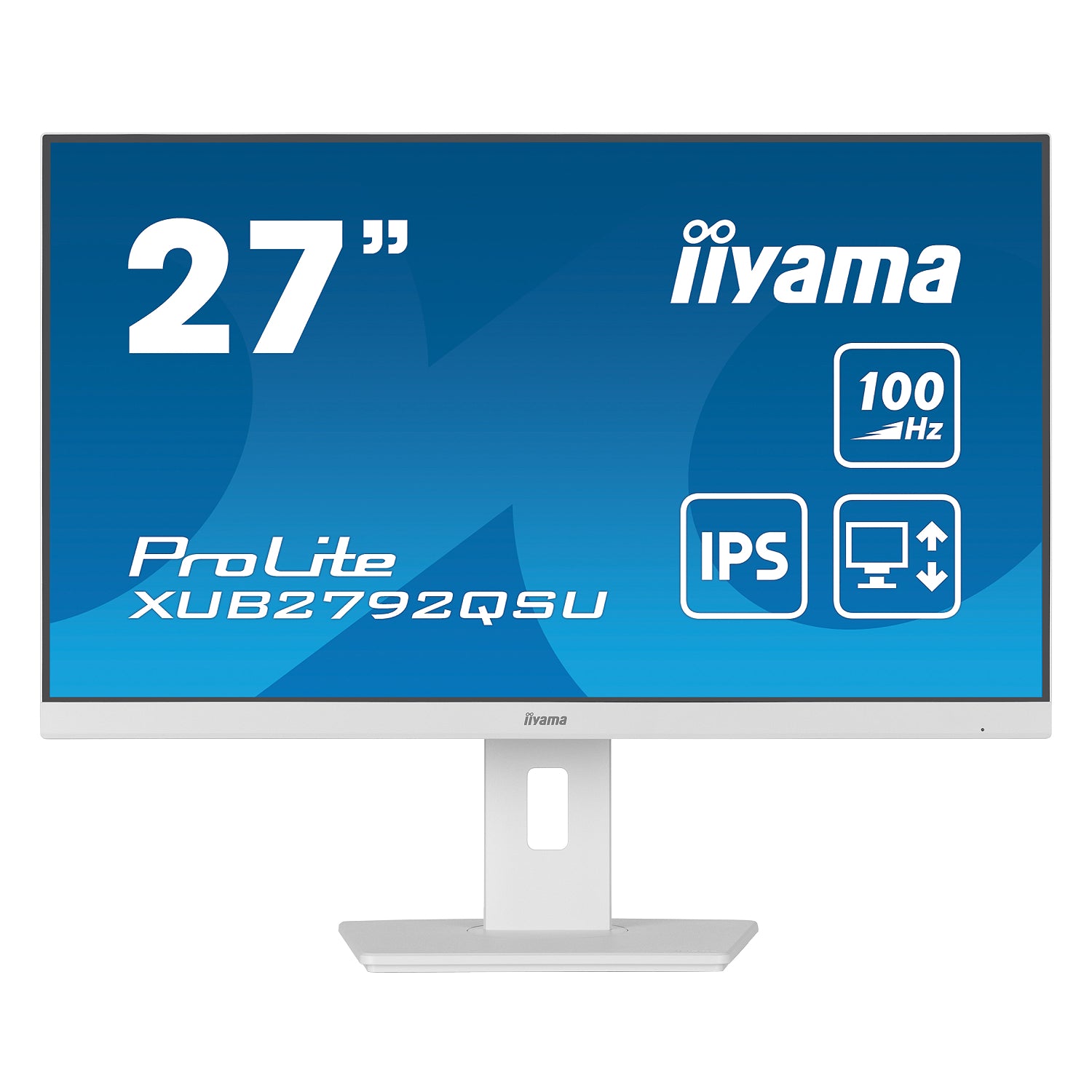 מסך לבן IIYAMA 27" ProLite IPS WQHD 100Hz