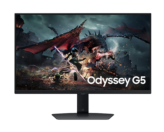 מסך גיימינג Samsung Odyssey G5 27" IPS 2k-QHD 180Hz 1ms