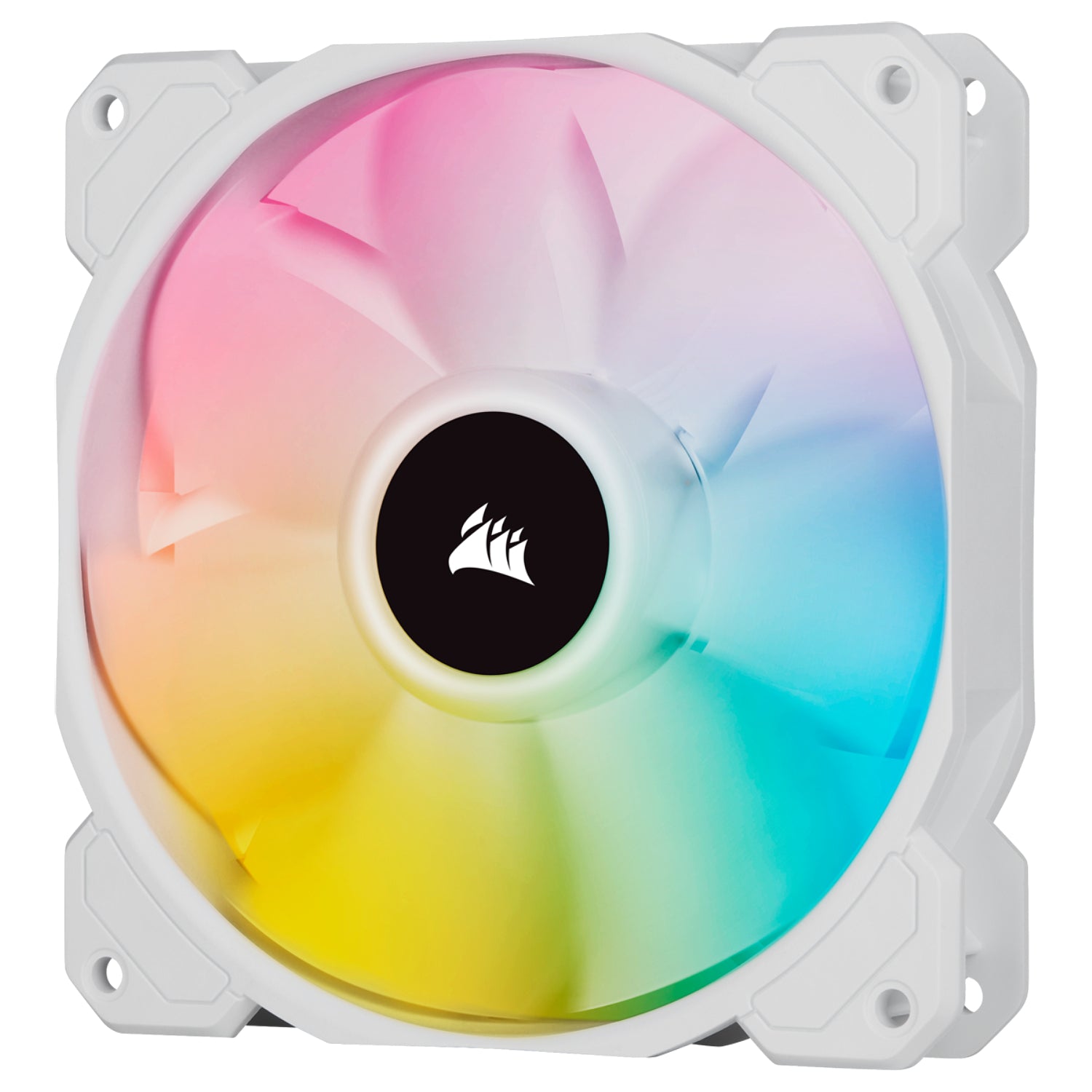 מאוורר למארז בצבע לבן Corsair iCUE SP120 RGB Elite Performance PWM 120mm