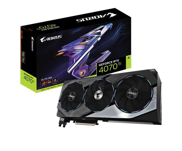 כרטיס מסך Gigabyte AORUS Elite GeForce RTX 4070TI 12GB