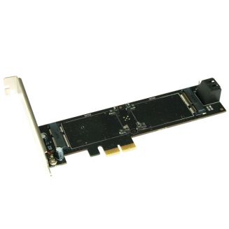 כרטיס הרחבה STLab mSATA + SATA3 2+2 Ports PCI-E Card