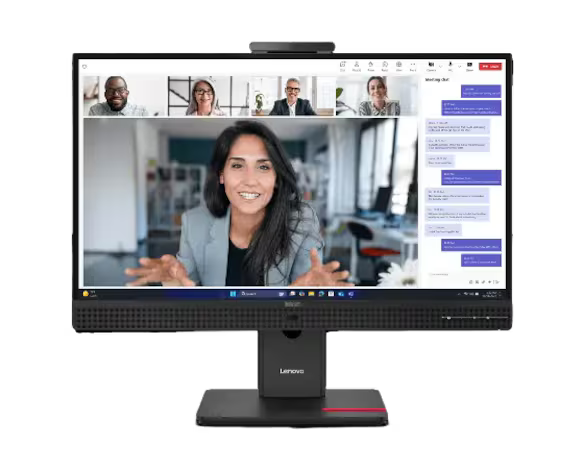 מסך Lenovo ThinkVision T27QD-4v 27'' 2K-QHD IPS Camera