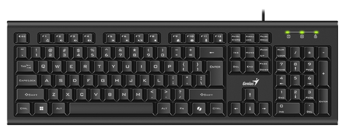 מקלדת חוטית Genius KB-113 Heb/EN/Arabic