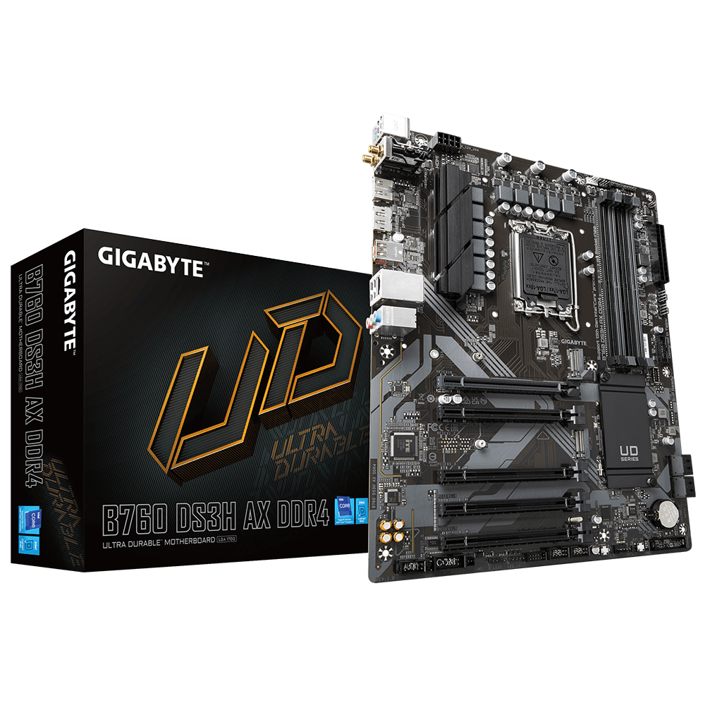 לוח אם Gigabyte B760 DS3H AX DDR4 1.2