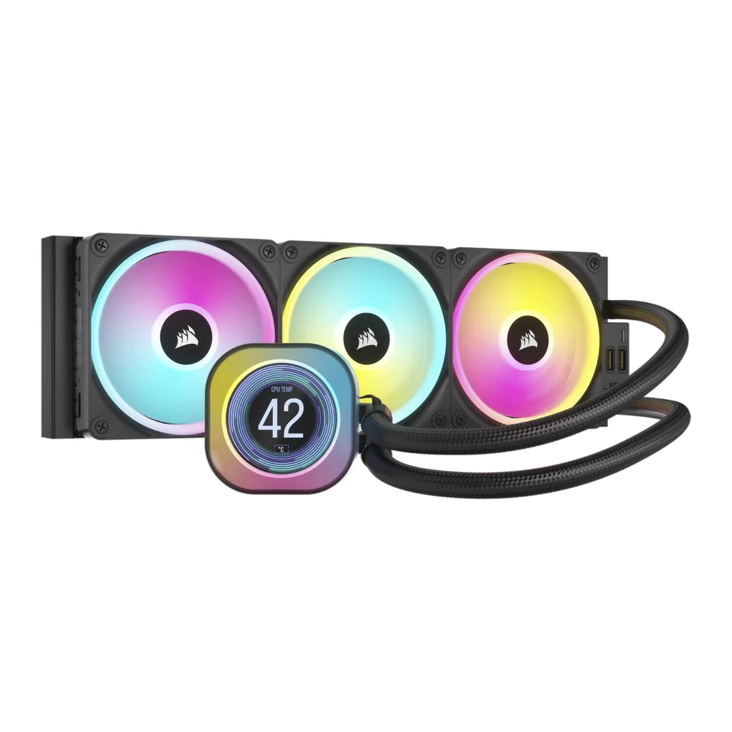 קירור נוזלי Corsair iCUE Link H150i LCD Performance 360mm