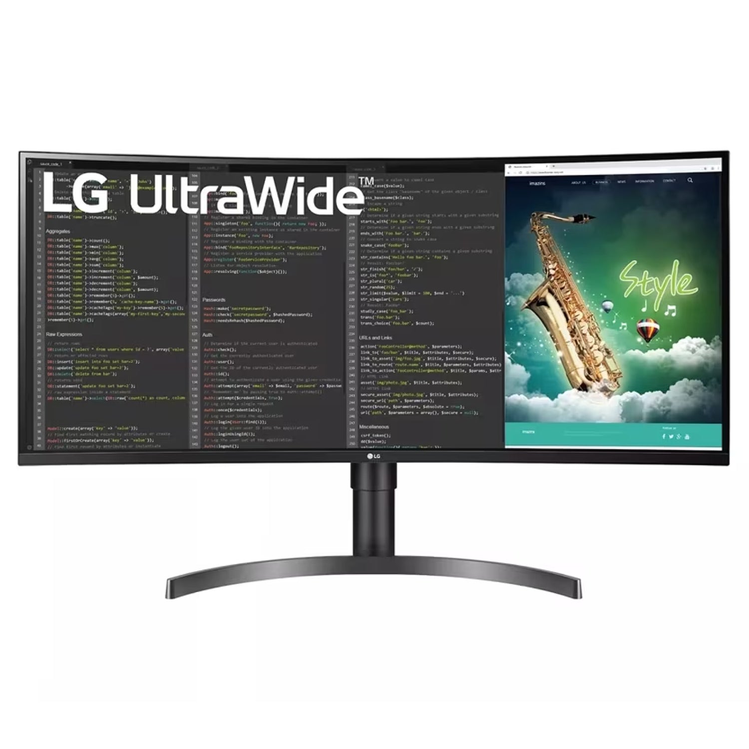 מסך קעור LG 35" UltraWide VA QHD 100Hz