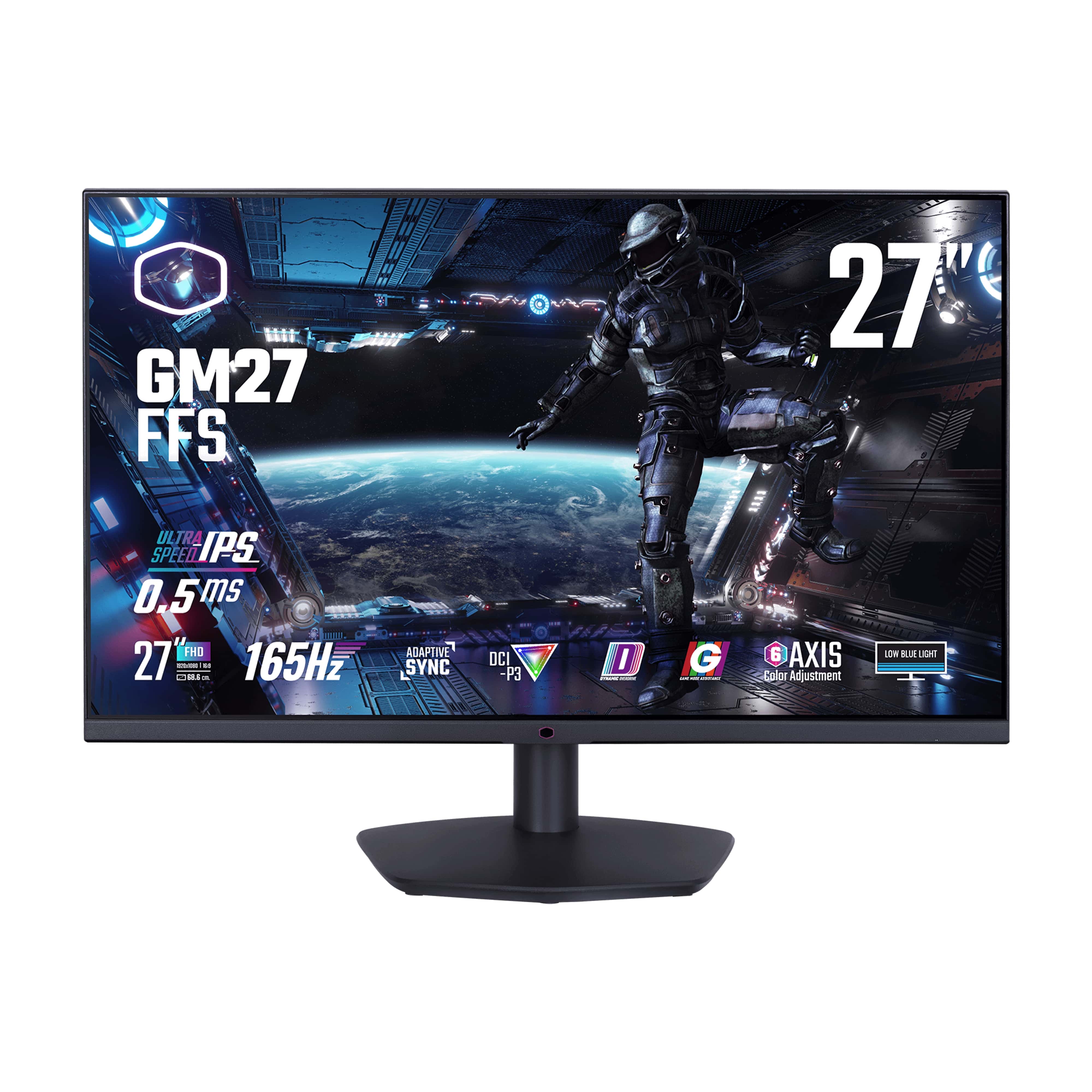 מסך גיימינג CoolerMaster 27" IPS FHD 165Hz 0.5ms