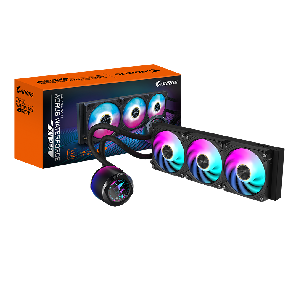 קירור נוזלי Gigabyte AORUS WaterForce X II 360mm