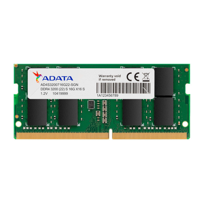 זיכרון לנייד ADATA SO-DIMM 16GB DDR4 3200Mhz