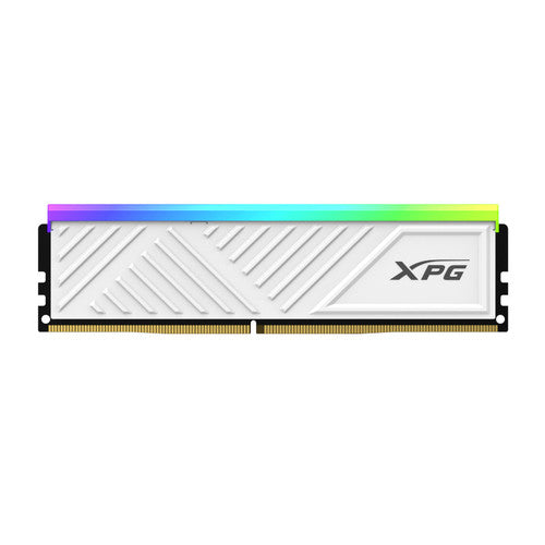 זיכרון לנייח בצבע לבן ADATA XPG SPECTRIX D35G RGB 8GB DDR4-3600Mhz