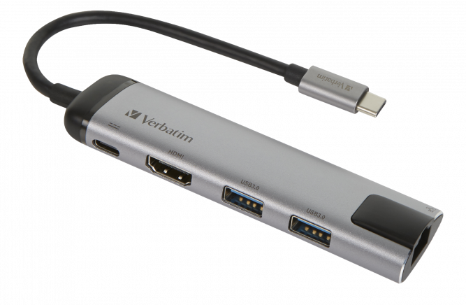 תחנת עגינה Verbatim USB HDMI Lan