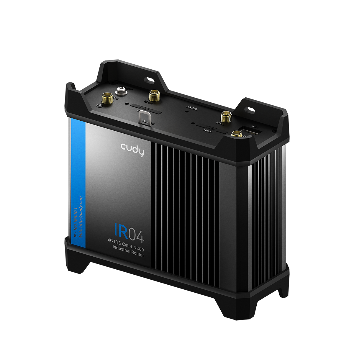 ראוטר סלולרי מוקשח Cudy IR04 4G LTE N300 10/100 VPN Dual Sim