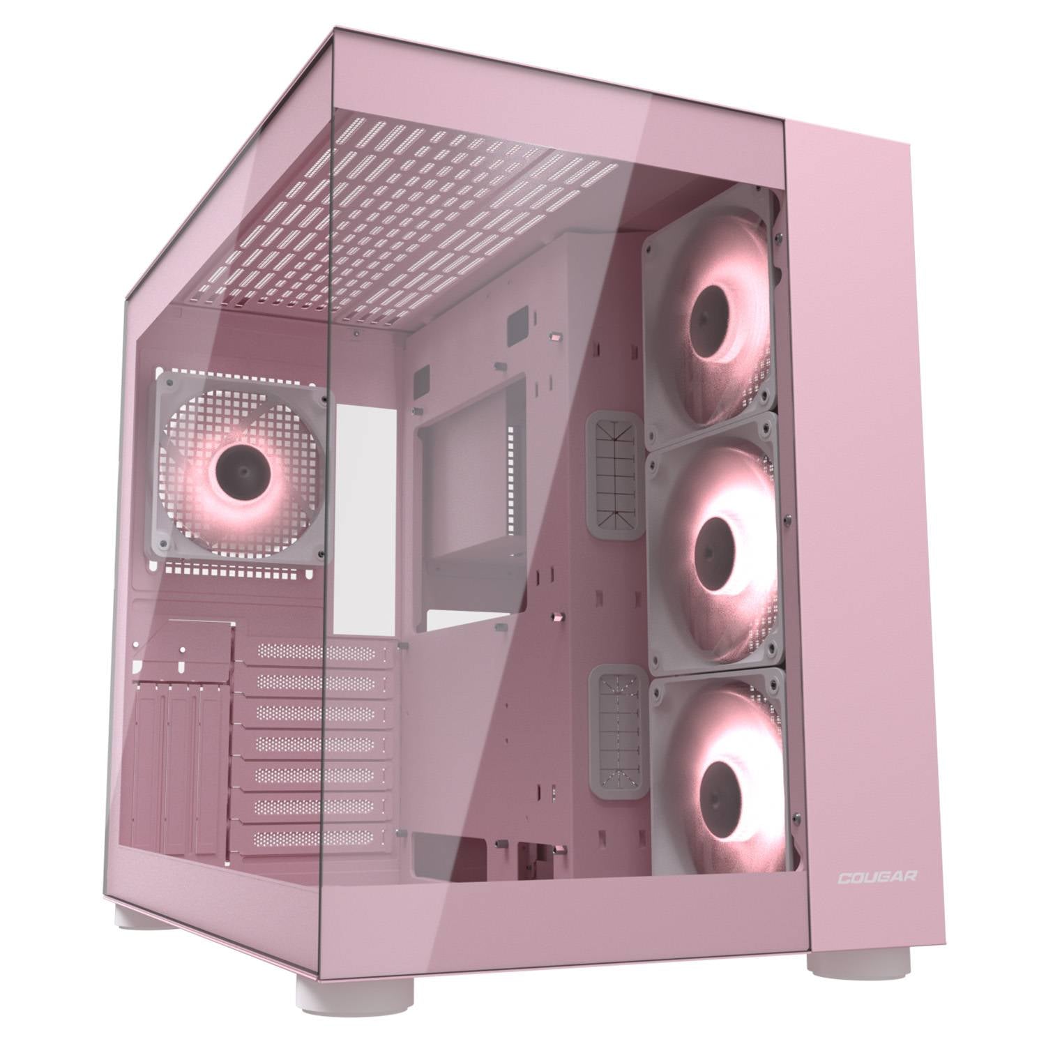 מארז בצבע ורוד Cougar FV150 Mid Tower ARGB