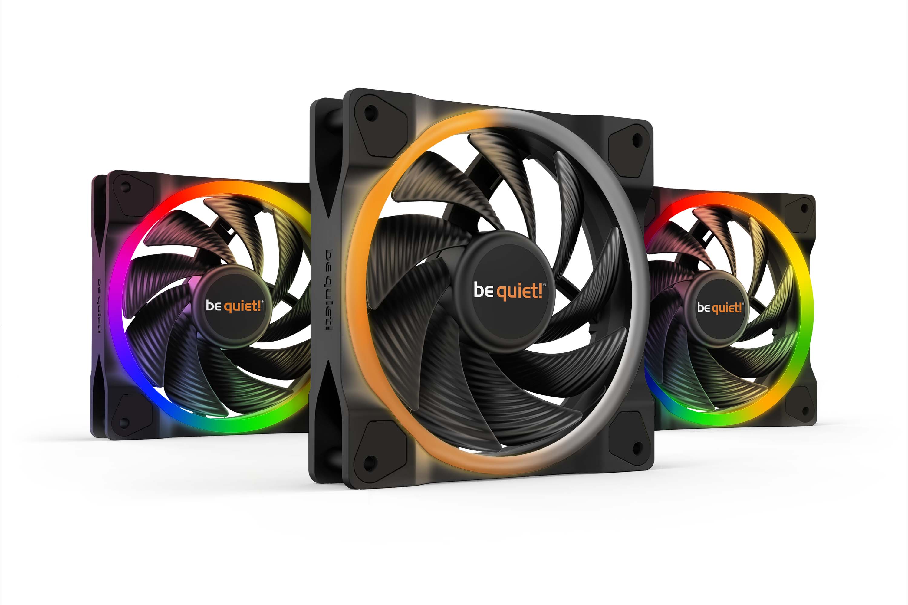 ערכת מאווררים למארז Be Quiet! Light Wings PWM High-Speed 3x Fans 120mm