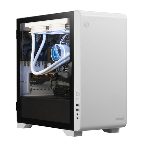 מארז בצבע לבן Gamdias MARS E2