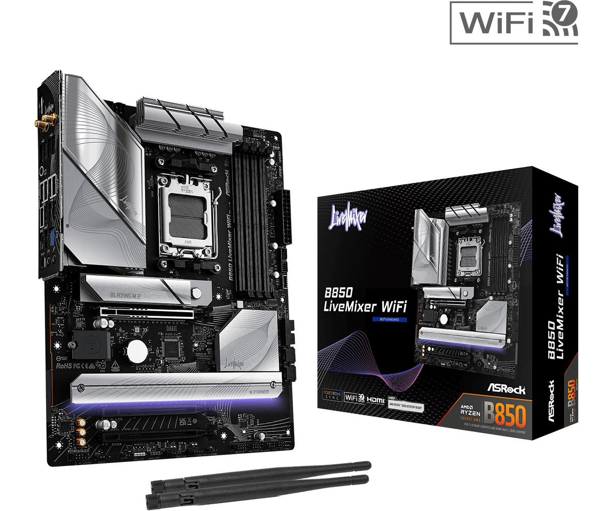לוח אם ASRock B850 LiveMixer WiFi