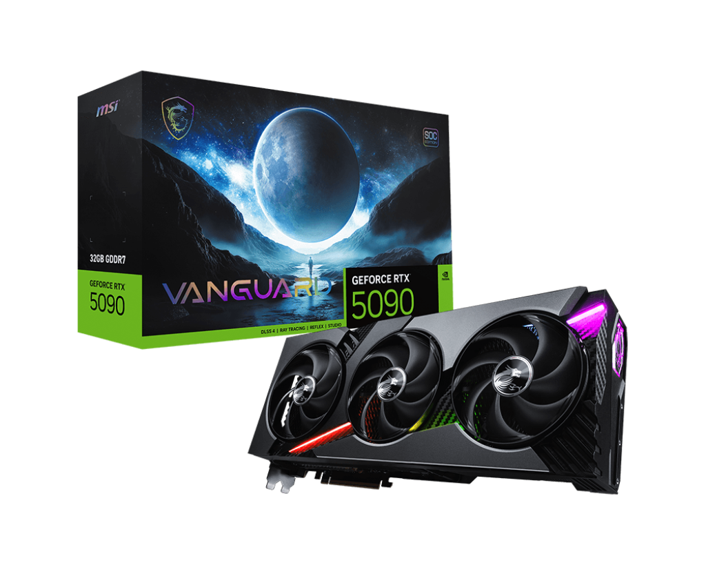 כרטיס מסך MSI RTX 5090 32G VANGUARD SOC