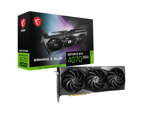 כרטיס מסך MSI GeForce RTX 4070 SUPER 12GB GAMING X SLIM