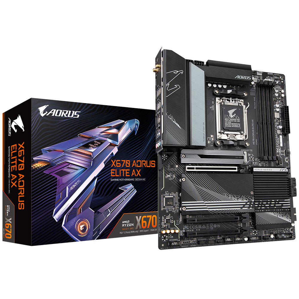 לוח אם Gigabyte X670 Aorus Elite AX 1.2 ATX